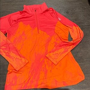 Spyder Red and Orange Women's Pullover